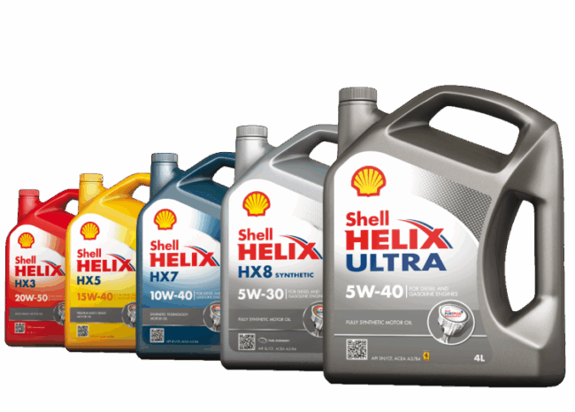 น้ำมันเครื่อง เชลล์ Shell Helix (เบนซิน) - Progress Grow